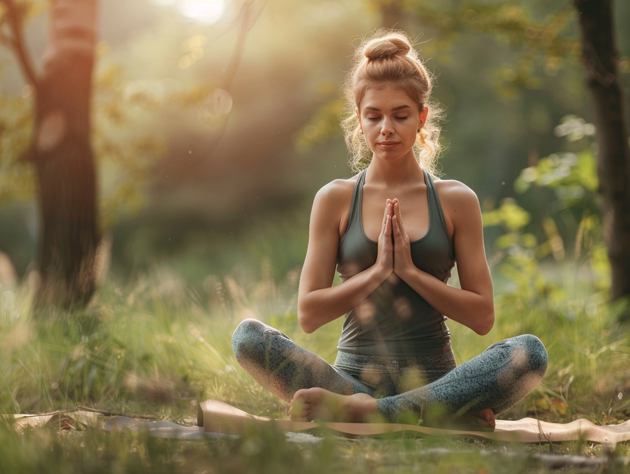 Група людей на йога практиці